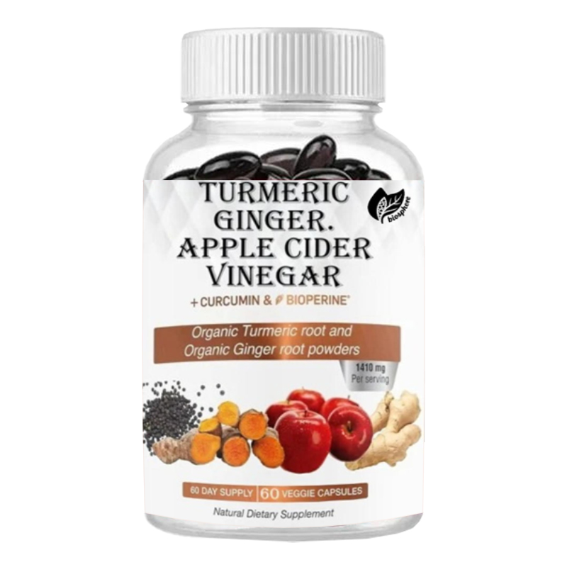Turmeric Curcumin Capsule - Polvere di Curcuma Biologica, Polvere di