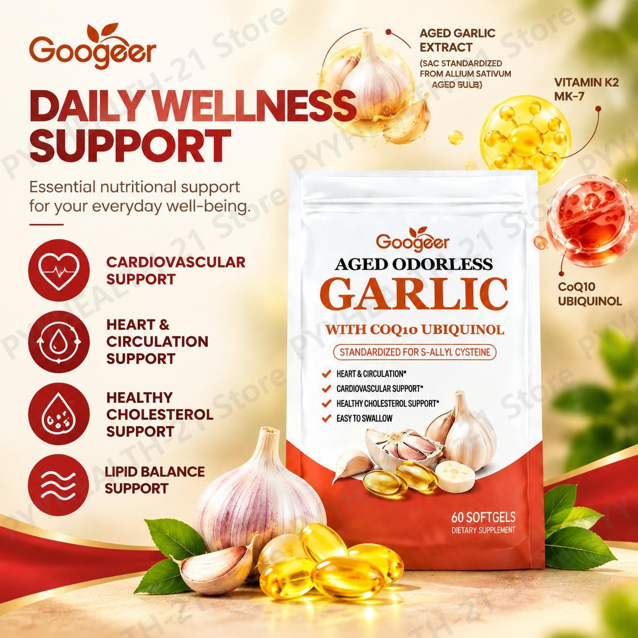 Capsule di aglio in gel, senza - Coq10 Ubiquinol Softgel recensione e prezzo
